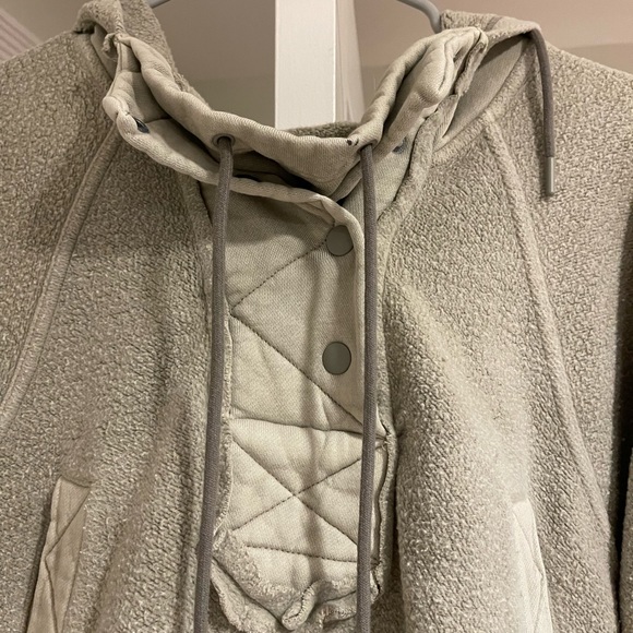 We the Free Sadie surplus fleece- stone - Picture 2 of 3